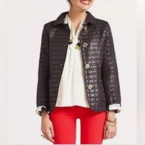 Kate Spade Black Quilted Jacket Size XS